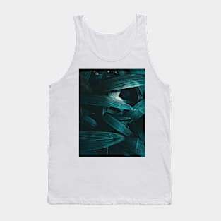 Dark green leaves Tank Top